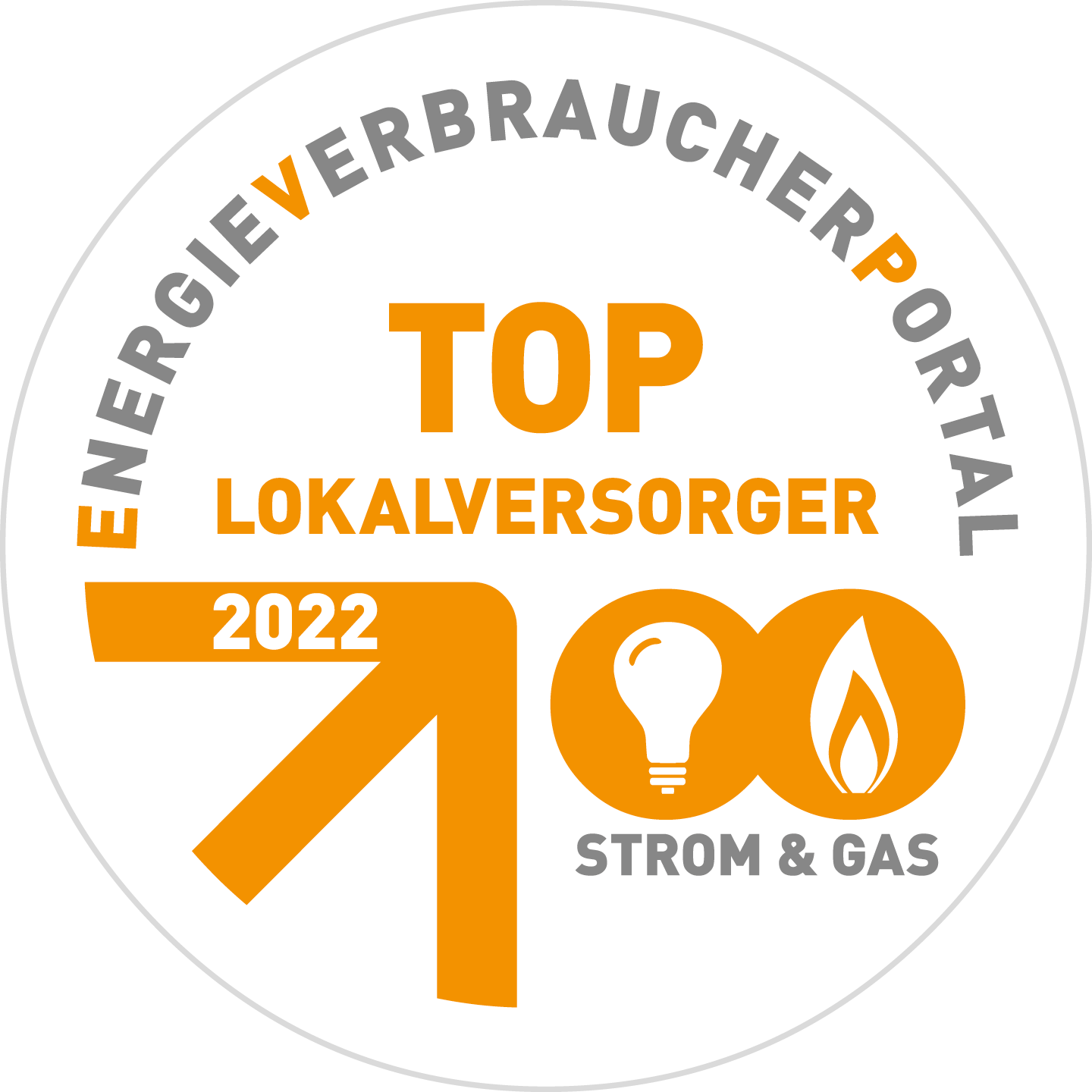 Siegel TOP-Lokalversorger Strom & Gas 2022